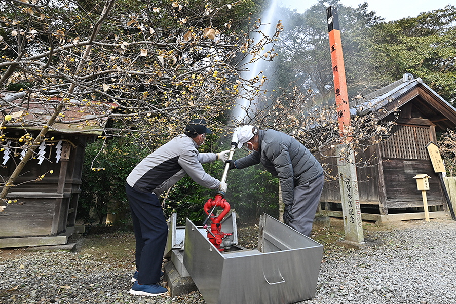 町長活動記録（R040123 文化財模擬火災訓練）06