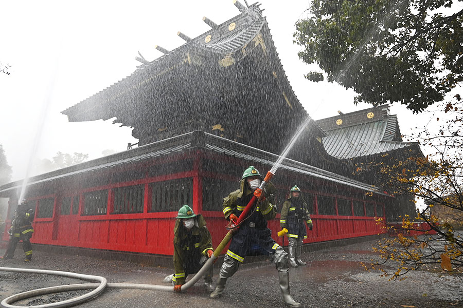 町長活動記録（20240121_文化財模擬火災訓練）03