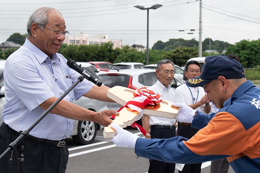 町長活動記録（20240828_板倉消防団第2分団新車両披露式）02