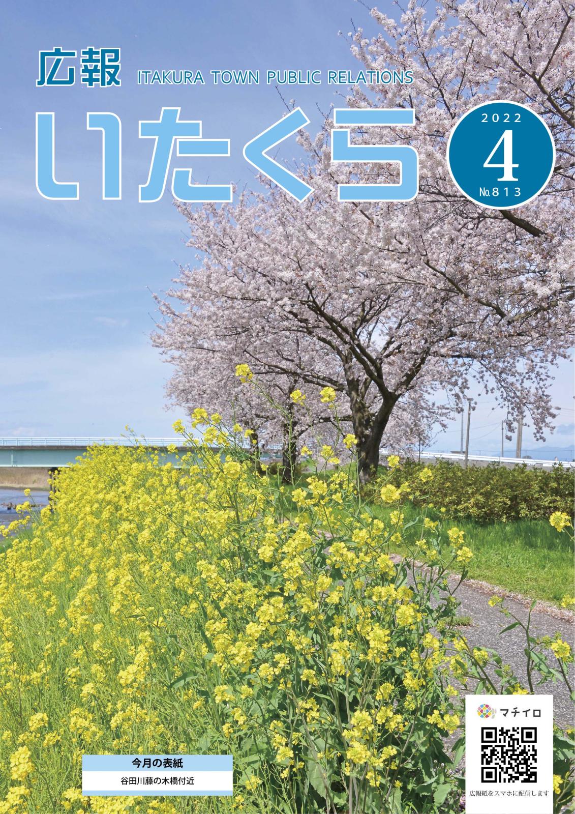 広報いたくら 2022年4月号（No.813）の画像