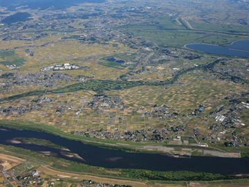 板倉町の魅力　水場景観［航空写真］