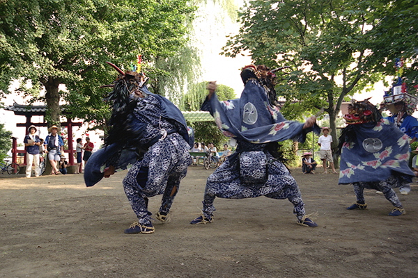 観光・イベント　籾谷長良神社_獅子舞