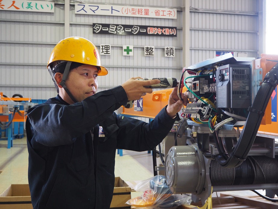 日本ホイスト作業風景の画像１